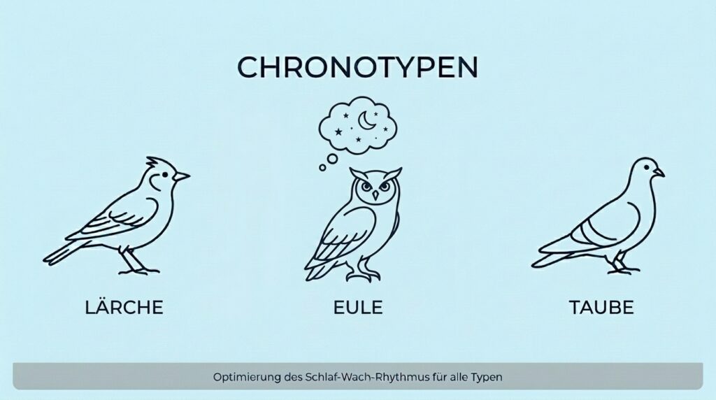 Chronotypen Lärche, Eule und Taube – unterschiedliche Schlaf‑Wach‑Rhythmen bei Vögeln